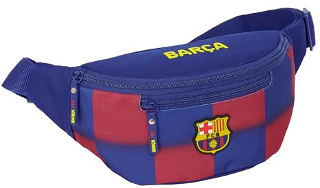 F.C. Barcelona 1ª EQUIPACIÓN 25/26 - Riñonera con Bolsillo Exterior, Ideal para Jóvenes y Niños de Diferentes Edades, Cómoda y Versátil, Calidad y Resistencia, 23x9x12 cm
