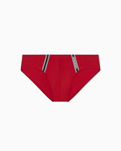 EMPORIO ARMANI Brief - Slip da Bagno, Rosso, S da Uomo