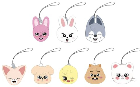 AYVRUOP 8 Pezzi di Ciondoli per Telefono Skzoo,Stay Keychain,Ciondolo per Cellulare,Portachiavi Kawaii,Charm Telefono,Charm per Borse,Custodia Di Telefono Portachiavi Decorazione