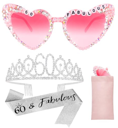 Bingtoo Corona Regina, Corona Compleanno, Accessori Compleanno, Diadema Donna, Coroncina Principessa, Regalo 16 18 30 40 50 60 Anni Donna