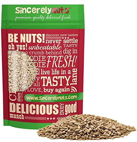 Sincerely Nuts Sunflower Seed Kernels Raw (No Shell) (1lb bag) | Delicious Antioxidant Rich Snack | Source of Protein, Fiber, Essential Vitamins & Minerals | Vegan and Gluten Free