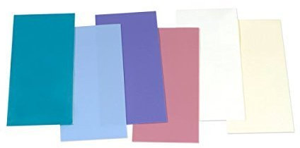 Wachsplatten/Verzierwachs SortimentPastell (6 Bögen / 175 x 80 x 0,5 mm) TOP QUALITÄT