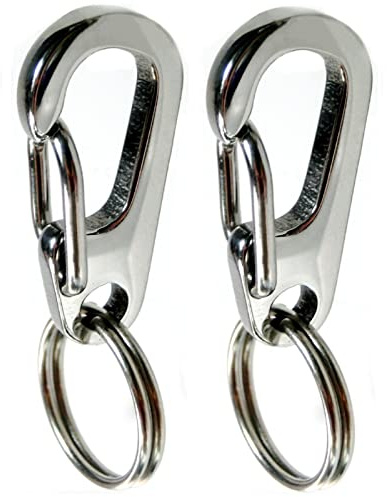 Chyobo Stainless Steel Dog Tag Quick Clips - Perfect for Dogs and Cats