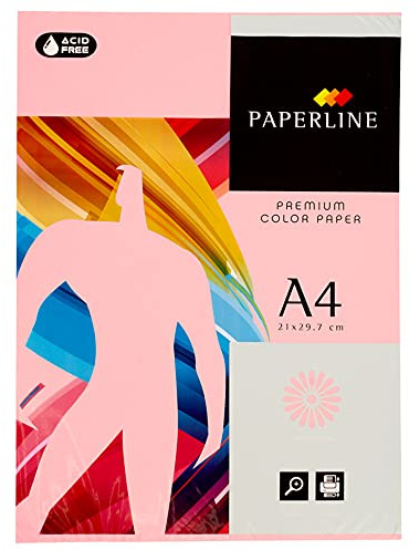 Pack 500 Hojas Color Rosa Claro Tamaño A4 80g