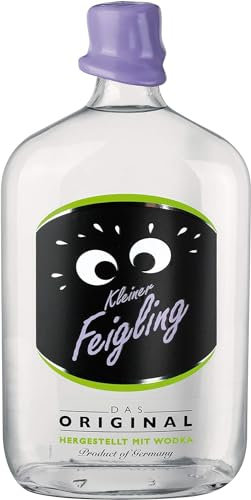 Kleiner Feigling Das Original (1 x 1000 ml) – Feinster Vodka mit fruchtigem Feigenaroma – Der kultige Party Schnaps für jede Feier – Frech, fruchtiger Shot – 20 % Vol.