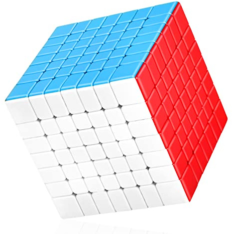 TOYESS Speed Cube 7x7 Stickerless, Cubo Mágico 7x7x7 Cubo de Velocidad, Rompecabezas Niños & Adulto