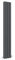 Anthracite Vertical Radiator 1600x236mm Oval Double Panel Column Designer Radiator Central Heating