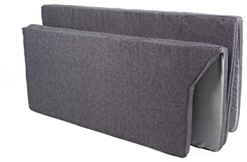 Camp4 Surmatelas pliable en mousse froide compatible avec M. Marco Polo avec ligne de meubles, surmatelas gris