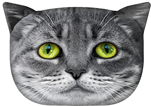 Arco Design Gosig Designerkudde Med Kattmotiv Kattkudde Dekorkudde Dekorkudde Med Dold Dragkedja Och Fyllningskudde (Lolek)