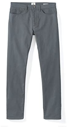 Huckberry Flint and Tinder Men's 365 Pant, Athletic Tapered, Charcoal, Size 34 x 32