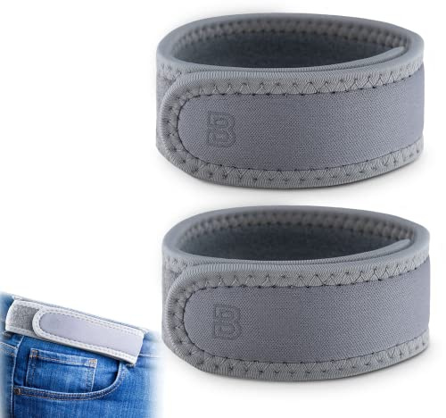 BeltBro Pro for Men and Women Elastic No Buckle Invisible Belt Patented Metal Free TSA Soft Adjustable Side Tactical Belt