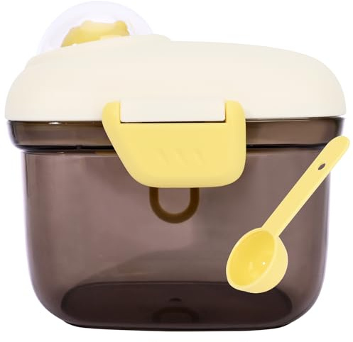 Bebamour Baby mjölkpulver dispenser kanna formeldispenser för baby mellanmålsdispenser, 500 ml