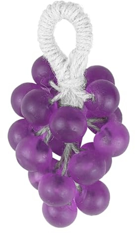 Savon à la main au raisin, 130 g - Motif raisin - Savon à la main en forme de raisin, savon au raisin, morceaux de savon décoratifs et aromatiques pour le lavage des mains, le bain