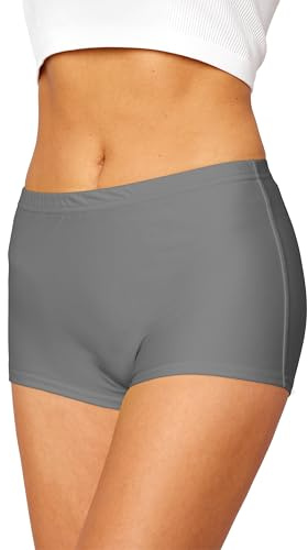 Merry Style Damen Badeshorts Bikinihose Modell L23L1 (Grau (9168), 56)