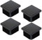 DECARETA 20 x Chair Leg Caps for Square Pipe, Plastic Square Post Caps for Furniture/Trampoline/Cabinet/Shelf/Chair (40 x 40 mm)