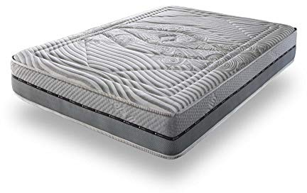 SonnoMATTRESS Colchón Viscografeno Dual Vintage Muelles Ensacados 135x190x30cm – Termorregulador e Ionizante, Confort Premium e Independencia de Lechos