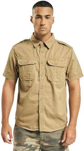 Brandit herr Vintage Shirt Shortsleeve Skjorta (1-pack)