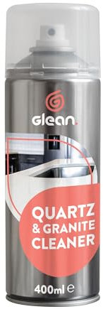 GLEAN Quartz & Granite Cleaner | 400ml | NON ABRASIVE | Quartz | Granite | Kitchen Cleaner | Streak-free Foaming Worktop Cleaner | Clean & Polish Natural Stone