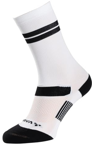VAUDE Socken Bike Socks Mid II, ergonomisch gepolstert und atmungsaktiv, trocknet schnell, elastisch, white uni, 42-44