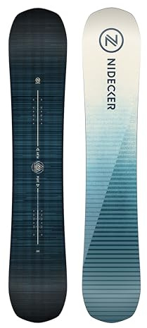 Nidecker Play – Einsteiger All-Mountain Snowboard, fehlerverzeihend und leicht - Größe 159W