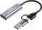 Scheda di acquisizione video HDMI 4K, scheda di acquisizione da HDMI a USB 3.0/USB C per Streaming/Nintendo Switch/PS3/PS4/YouTube/Xbox/Fotocamera/PC/OBS