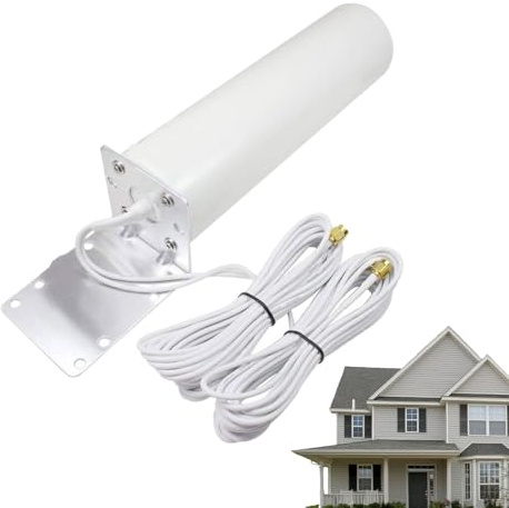 Extenseur WiFi Extérieur - Répéteur De Booster De Gamme Haute Puissance, Amplificateur De Signal À L'épreuve Des Intempéries | Extension De Couverture Du Routeur Sans Fil, Point D'accès Facile À Insta