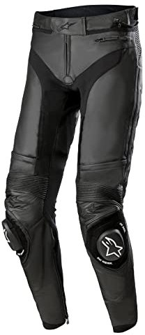 Alpinestars Kombihose Lederkombi Motorradhose mit Protektoren Missile V3 Lederkombihose schwarz 56, Herren, Sportler, Ganzjährig