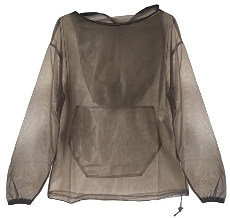 Aventik No-See-Um Mesh Mosquito Jacket for Outdoor, Multiple Sizes to Fit Everyone Stay Safe and Cool UV Resistant 3D Structure (S, jacket with zipper)