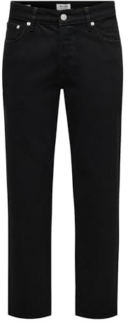 ONLY & SONS Male Normal geschnitten Jeans ONSEDGE Mittlere Taille Gerade geschnitten Jeans