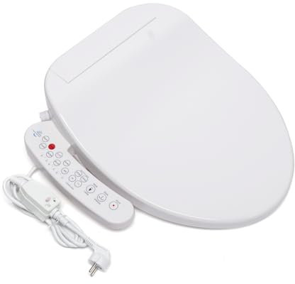 Bidet Sitz Smart Dusch Wc Aufsatz Toilettensitz Elektrisch GewäRmter Elektrischer Absenkautomatik Elektronischer Beheizter Sitz Selbstreinigende DüSe Absenkautomatik Elektrisches Bidet Weiß