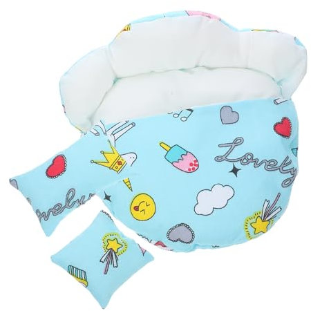 CIYODO 1 Satz Puppenschlafsackbett puppenmöbel puppenbett etagenbett Dollhouse Accessories Dollhouse zubehör puppenbetten wiederverwendbarer Puppenschlafsack Puppenschlafsäcke Polyester