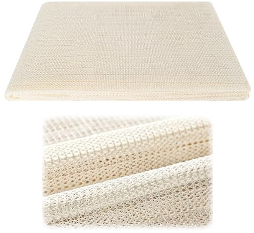 Tappetino Antiscivolo per Moquette Morbido, Sottotappeto Antiscivolo in PVC Ultra Sottile, Tappetino Antiscivolo per Tappeti Ritagliabile, per Materasso, Tatami, Materassino per Divano (180x200 cm)