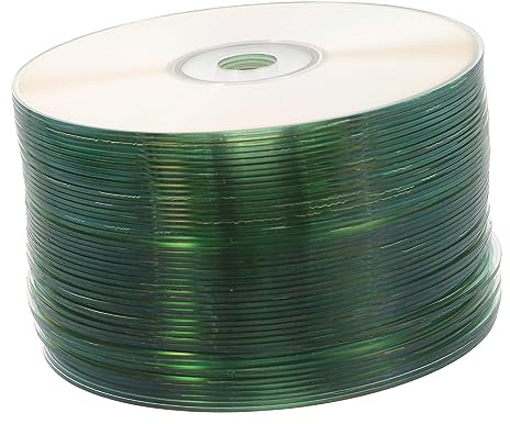 SHINEOFI 50 Disques CD Décoratifs en Plastique Argenté pour DIY Bords Lisses, Cultivant la Créativité des Garçon et Filles en Maternelle, Pack de 50 Pièces