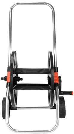 Milageto Chariot Enrouleur de Tuyau d'arrosage Multifonctionnel, Support de Rangement pour tuyaux, Enrouleur de Tuyau, pour Lavage de Voiture, Agriculture,
