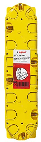 Legrand LEG90544 - Scatola da incasso a 4 posti Batibox, in cartongesso, profondità: 40 mm