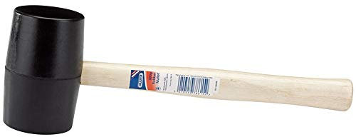 Draper 78615 800 G (900 gr) mazo de Goma con Mango de Madera