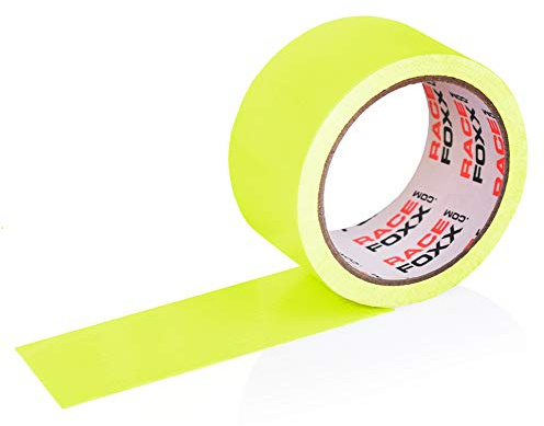 RACEFOXX Gaffa/Gaffer Tape, Gewebeklebeband, Lasso, Panzertape, Klebeband, Kleber, neon gelb