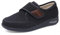 Chaussures pour œdèmes diabétiques larges,Chaussures pour personnes âgées gonflées de pied de grande taille, chaussures de sport réglables-noir_40,Chaussures diabétiques à pantoufle extra large
