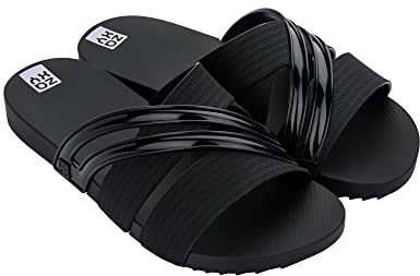 Zaxy Damen RESPIRO Slide AD, Black, 41.5 EU