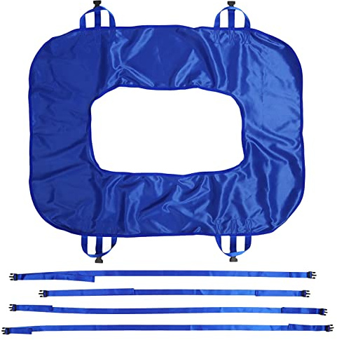 Feuille de Retournement pour Dispositif de Retournement du Patient, Prévenir les Plaies de Lit, évider la Fixation du Corps, Aider à Retourner le Coussin, Coussin de Transfert (L)