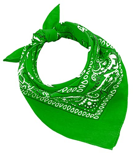 JOPHY & CO. Lot de 3, 5, 10 bandanas 100% coton pour femme, homme, enfant, couleur unie et/ou motif paisley, cod.A644
