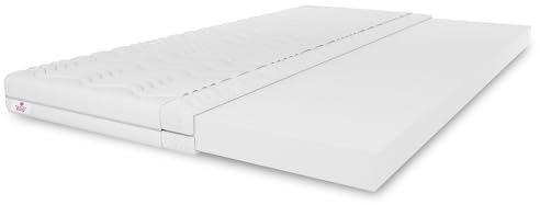 Matratzentopper TOP5, Matratzenauflage Größe: 180x200x5, Ink. Bezug, Matratzen Topper Frabe: Aloe Vera, mittelhart: H3