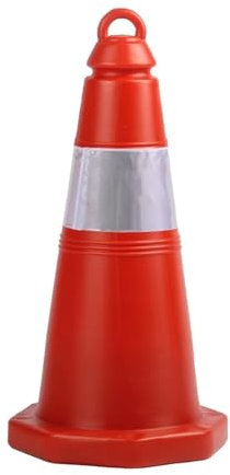 LYFHYSDSP Birilli stradali, Dissuasori parcheggio Auto, Cono Stradale Rosso ad Alta visibilità, per parcheggi, Aree disabili(67cm/26in)