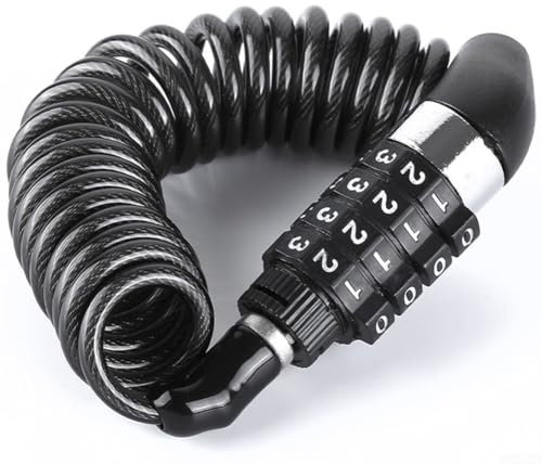 Lucchetto antifurto compatto per biciclette per fissare il casco, la sella e molto altro ancora più facilmente