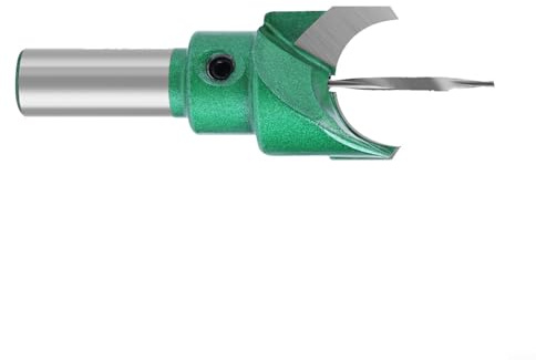 Fresa per perline di legno, 6-30 mm, fresa a sfera, codolo da 10 mm, strumento per la lavorazione del legno, colore verde carburo (10 x 14)