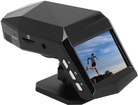 Cryfokt Cámara de Tablero Consola Central Perfume Dash CAM 10MP HD Visión Nocturna Monitoreo de Estacionamiento Las 24 Horas para Recolección de Evidencia de Accidentes Automovilísticos ABS
