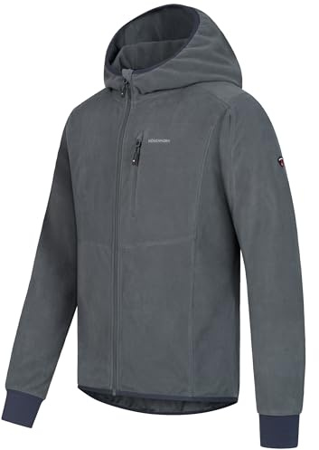 Höhenhorn Apennin Herren Leichter Fleece Hoodie Grau Gr. XL
