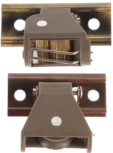 ULDIGI Accessori per Tende Rullo bambù Carrucola in Ferro Versatile e Durevole, Supporto Plastico Elegante per Uffici e Spazi Commerciali, Meccanismo di Blocco Corda Affidabile