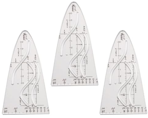 Plantilla parabólica ergonómica para estudiantes y estudios profesionales de matemáticas