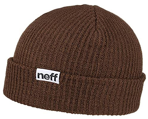 Neff Herren Faltbare Beanie-Mtze, braun, Einheitsgröße